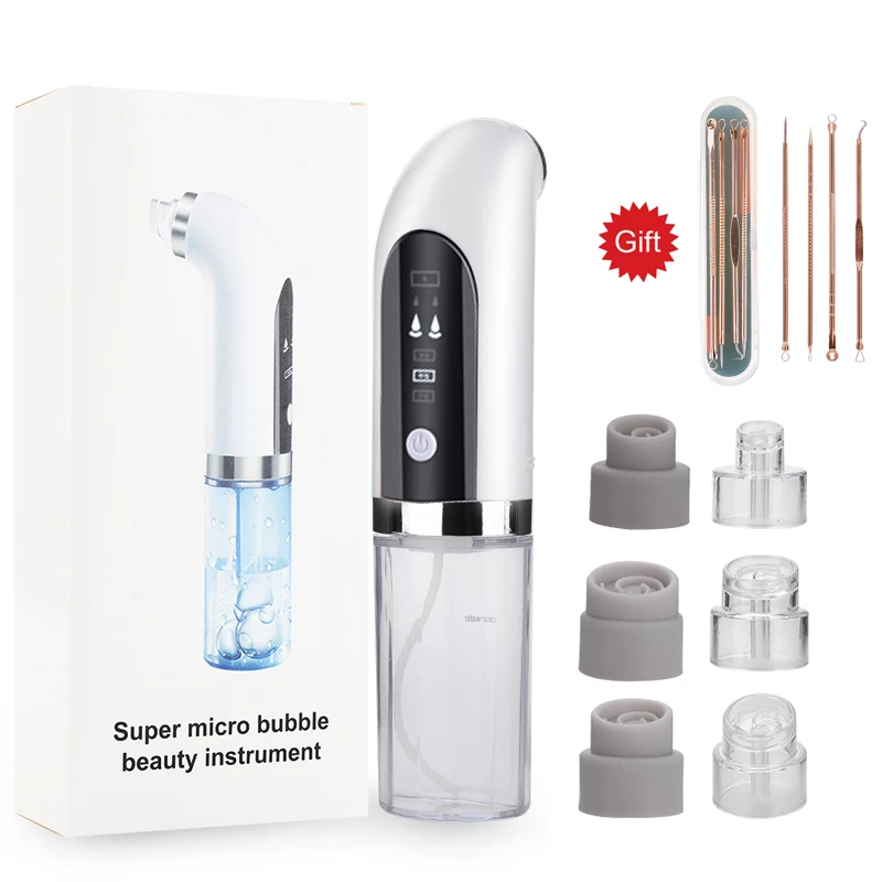Electric Blackhead Remover Vacuum Pore Cleaner T Zone Pore Acne Pimple Removal Suction Facial Diamond Beauty Clean Skin Tool
Electric Blackhead Remover Vacuum Pore Cleaner T Zone Pore Acne Pimple Removal Suction Facial Diamond Beauty Clean Skin Tool