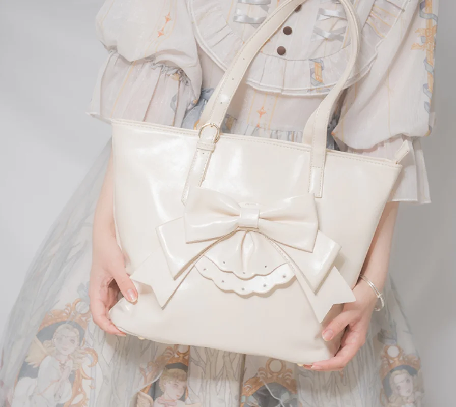 Japan Lolita Bow-Knot JK Uniform Shoulder Bag Cosplay Girls Tote Handbag
Japan Lolita Bow-Knot JK Uniform Shoulder Bag Cosplay Girls Tote Handbag