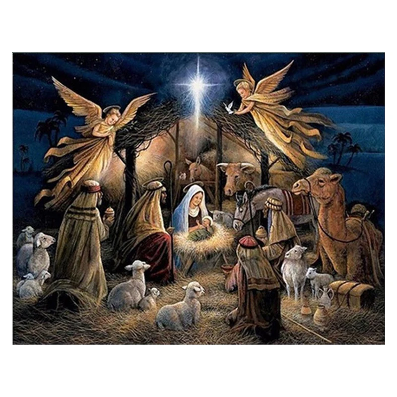 Hot Diy Diamond Embroidery Angel Jesus Christian Diamond Painting Cross Stitch Full Round Christmas Decorations for Home
Hot Diy Diamond Embroidery Angel Jesus Christian Diamond Painting Cross Stitch Full Round Christmas Decorations for Home
