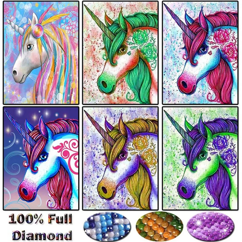 5D DIY Unicorn Diamond Painting Full Round Drill Cartoon Magic Unicorn Rhinestones Cross Stitch Mosaic Home Decor Kids Gift
5D DIY Unicorn Diamond Painting Full Round Drill Cartoon Magic Unicorn Rhinestones Cross Stitch Mosaic Home Decor Kids Gift