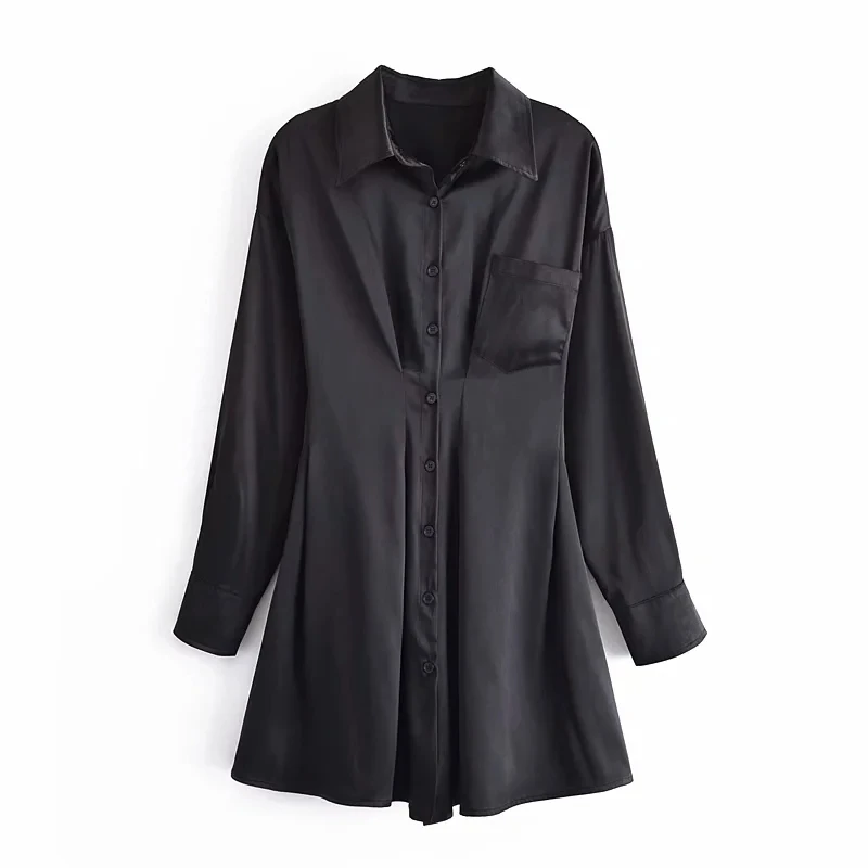 XNWMNZ 2021 Autumn Fashion Women Black Tunic Shirt Dress Long Sleeve Ladies Mini Dress sexy elegant Club party dress
XNWMNZ 2021 Autumn Fashion Women Black Tunic Shirt Dress Long Sleeve Ladies Mini Dress sexy elegant Club party dress