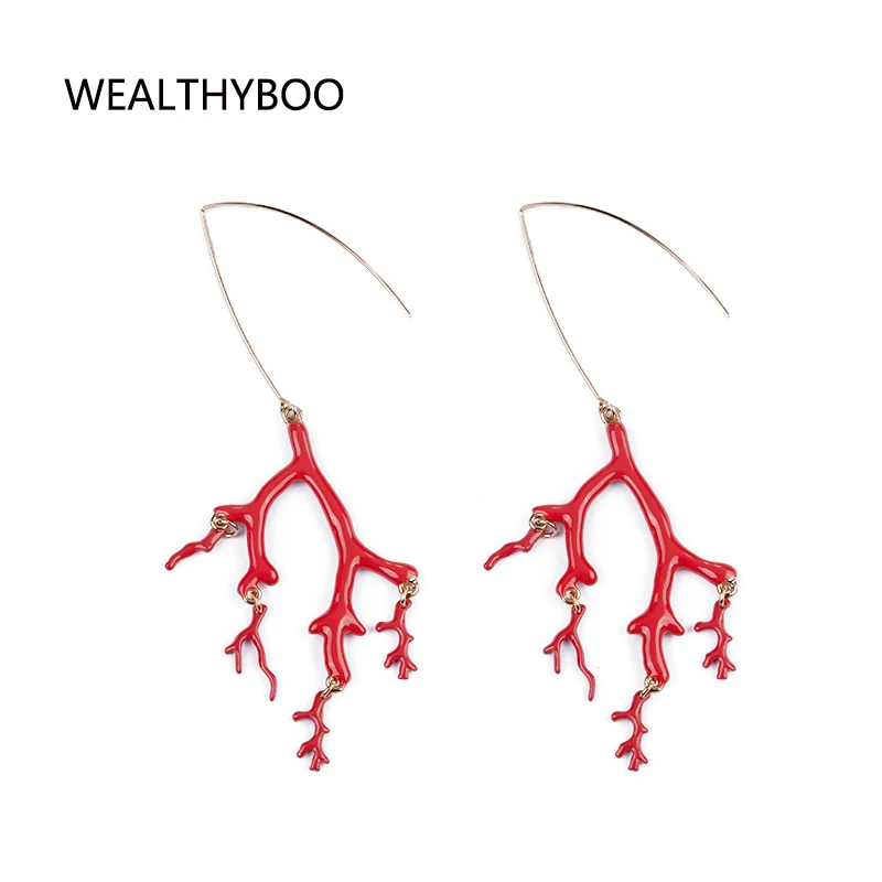 Red coral dangle earrings 2021 new fashion boheme ear rings for women luxury Earring female wholesale dropshipping
Red coral dangle earrings 2021 new fashion boheme ear rings for women luxury Earring female wholesale dropshipping