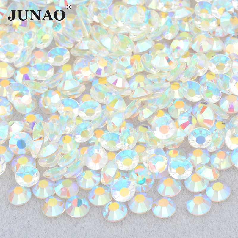 JUNAO 3 4 5 6mm Transparent AB Flat Back Rhinestone Glitter Glue On Resin Crystal Stones Face Nail Art Decorationfor DIY Crafts
JUNAO 3 4 5 6mm Transparent AB Flat Back Rhinestone Glitter Glue On Resin Crystal Stones Face Nail Art Decorationfor DIY Crafts