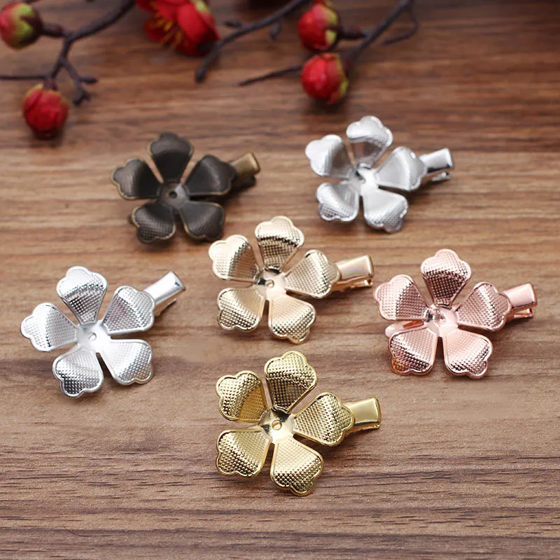 20pcs 30mm Hair Bobby Clips Prong Alligator teeth Retro BB Pins Flower Hairgrips Women Hairpins For Bridal Jewelry Findings
20pcs 30mm Hair Bobby Clips Prong Alligator teeth Retro BB Pins Flower Hairgrips Women Hairpins For Bridal Jewelry Findings