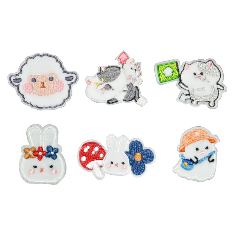Cartoon Cute Animal Embroidery Patch Cloth Stickers DIY Children's Clothing Bags Socks Decoration Embroidered Ironing Patches
Cartoon Cute Animal Embroidery Patch Cloth Stickers DIY Children's Clothing Bags Socks Decoration Embroidered Ironing Patches