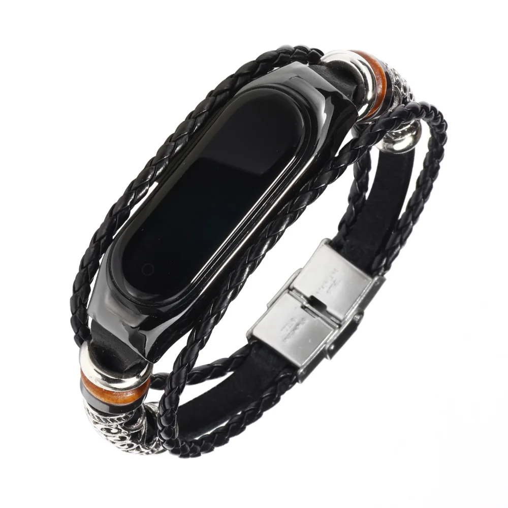 Leather Wristband for Xiaomi Mi Band 5 Beaded Braided Leather Wristband Replacement Drop Shipping
Leather Wristband for Xiaomi Mi Band 5 Beaded Braided Leather Wristband Replacement Drop Shipping