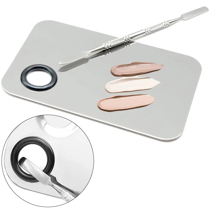 Makeup Palette Acrylic Nail Stamping Plates Polish Gel Mixing Spatula Foundation Eyeshadow Stainless Steel Rod Manicure Tools
Makeup Palette Acrylic Nail Stamping Plates Polish Gel Mixing Spatula Foundation Eyeshadow Stainless Steel Rod Manicure Tools