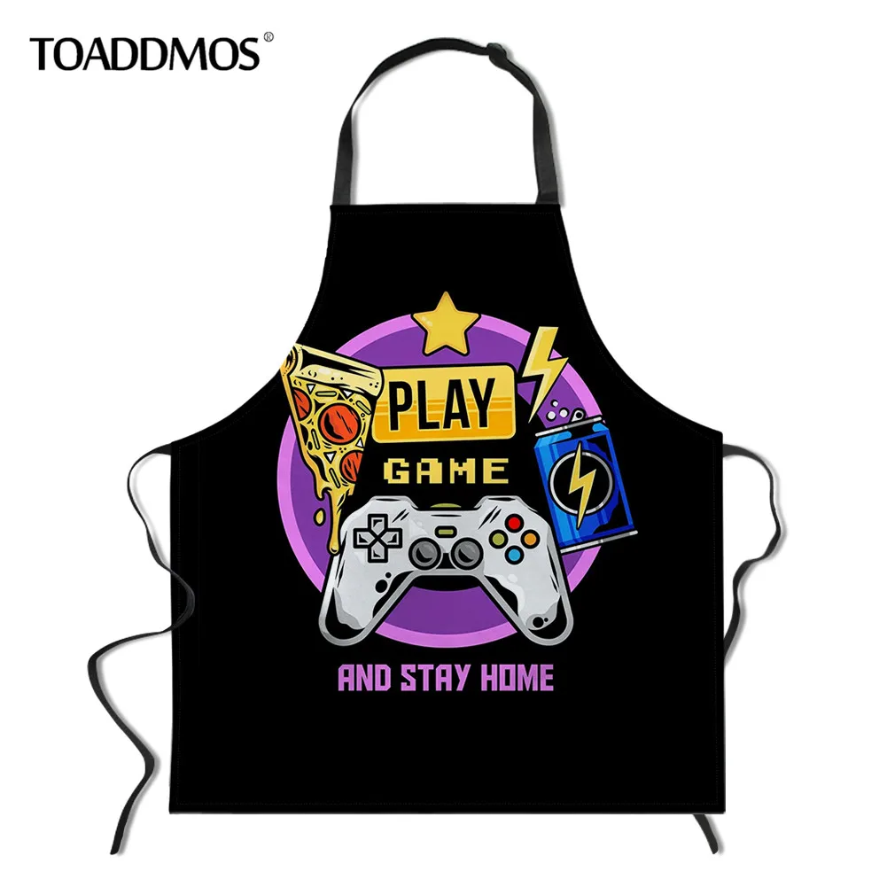 TOADDMOS крутой игровой короткий кухонный фартук для шеф-повара инструменты для уборки дома для женщин маслонепроницаемый фартук для шеф-повар...
TOADDMOS крутой игровой короткий кухонный фартук для шеф-повара инструменты для уборки дома для женщин маслонепроницаемый фартук для шеф-повар...