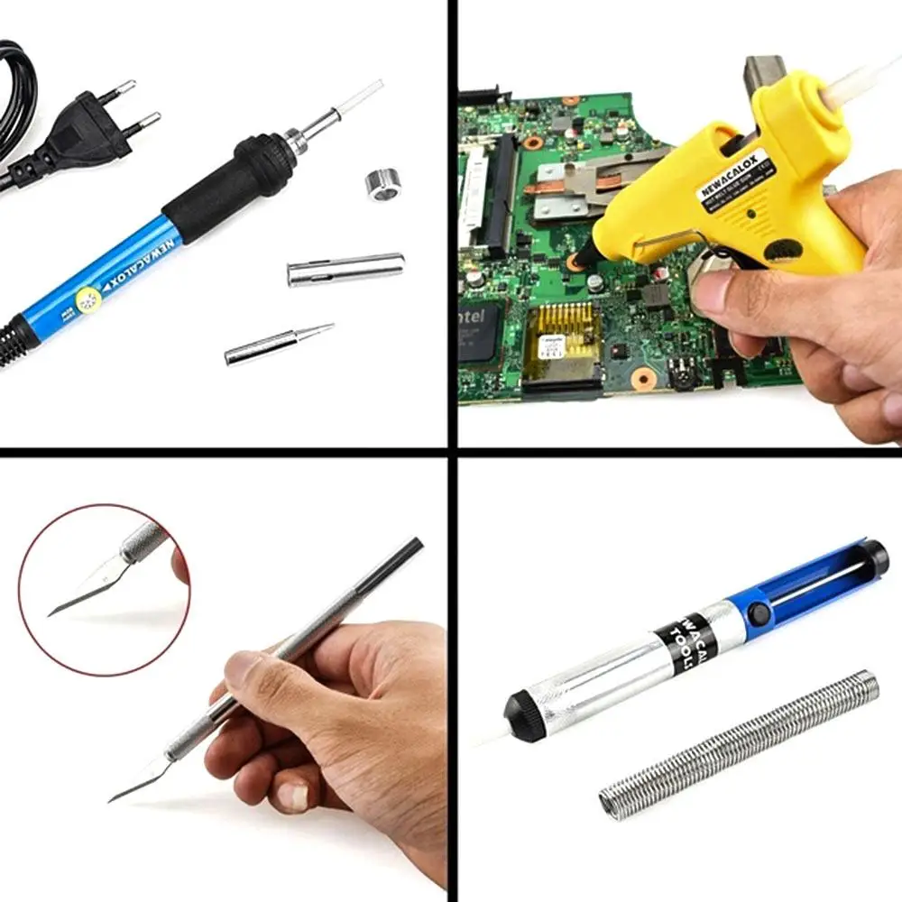 Adjustable Temperature Plastic Handle Electric Iron Soldering Iron Suit Soldering Tool Portable Durable External Heat Type
Adjustable Temperature Plastic Handle Electric Iron Soldering Iron Suit Soldering Tool Portable Durable External Heat Type
