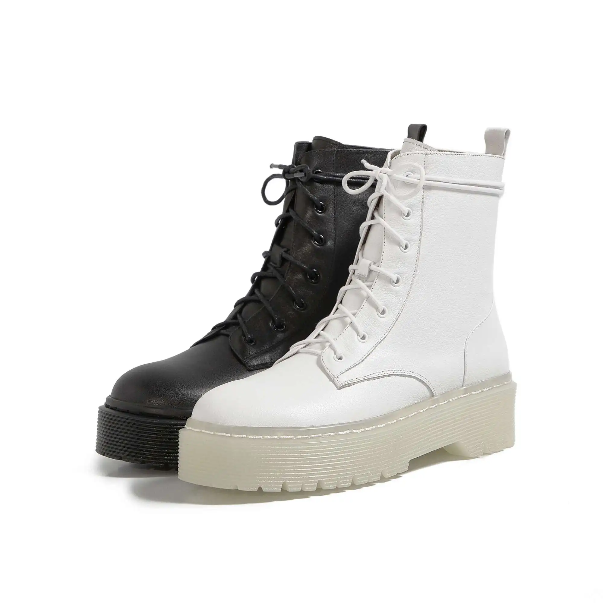 Lenkisen 2020 hot sale motorcycle boots genuine leather thick bottom platform neutral round toe med heel lace up ankle boots L87
Lenkisen 2020 hot sale motorcycle boots genuine leather thick bottom platform neutral round toe med heel lace up ankle boots L87