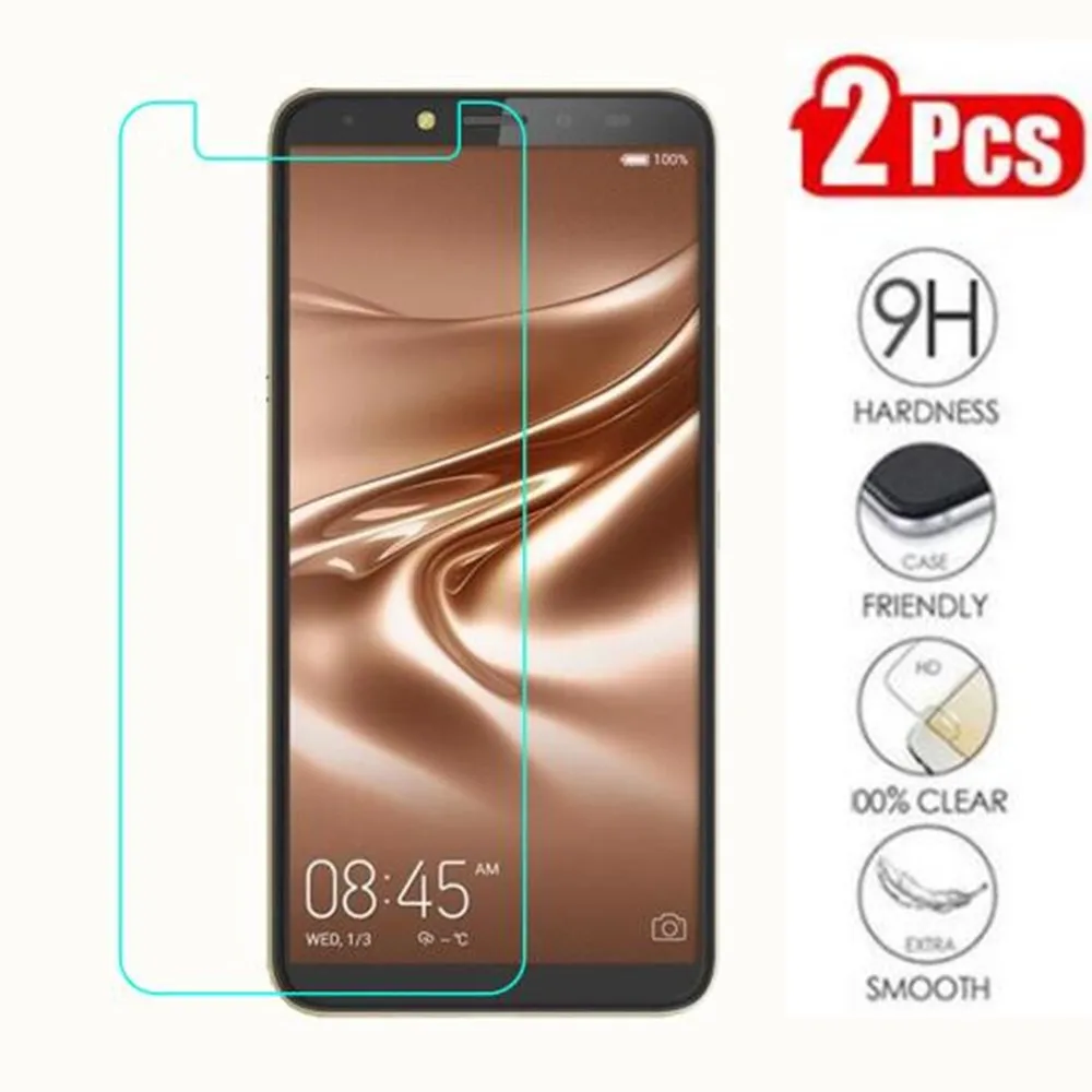 Закаленное стекло 9H 2.5D для Tecno Pouvoir 2 pro Взрывозащищенная пленка телефона с защитой