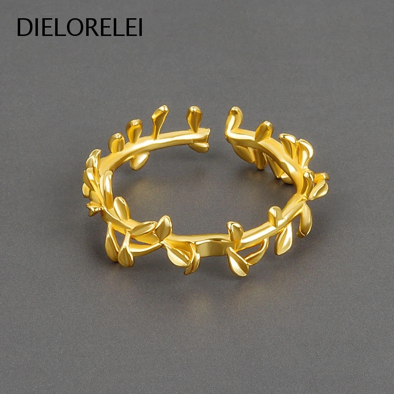 DIELORELEI 925 Sterling Silver Niche Jewelry Temperament Prevent Allergy Girls Simple Adjustable Ring Women Style
DIELORELEI 925 Sterling Silver Niche Jewelry Temperament Prevent Allergy Girls Simple Adjustable Ring Women Style