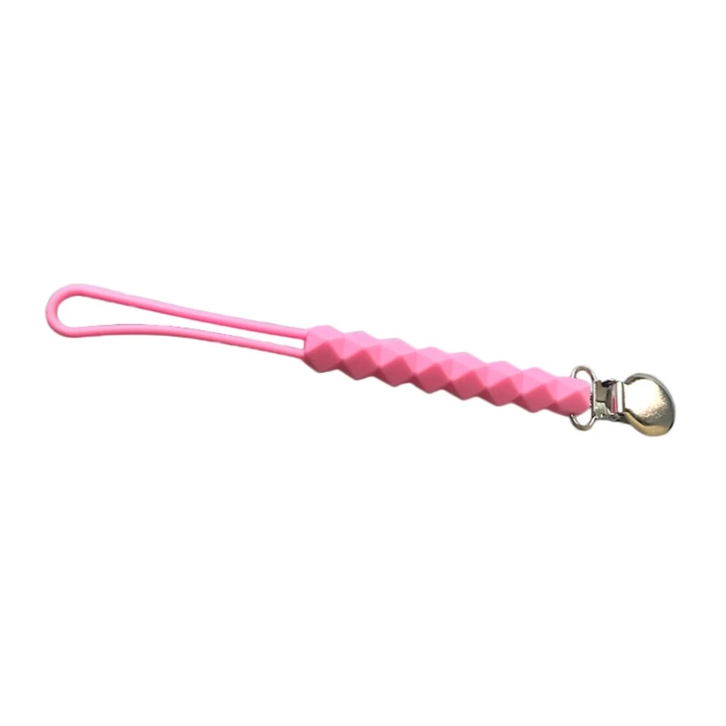 OOTDTY Baby Teether Soother Metal Clip Silicone Beads Pacifier Chain DIY Dummy Nipple Holder Leash Strap Shower Gifts
OOTDTY Baby Teether Soother Metal Clip Silicone Beads Pacifier Chain DIY Dummy Nipple Holder Leash Strap Shower Gifts