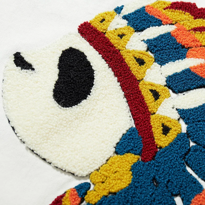Fashion Brand Chinese Style Indian Panda Embroidery Short Sleeve Men and Women Youth Couple Loose T-shirt Camiseta Masculina V20
Fashion Brand Chinese Style Indian Panda Embroidery Short Sleeve Men and Women Youth Couple Loose T-shirt Camiseta Masculina V20