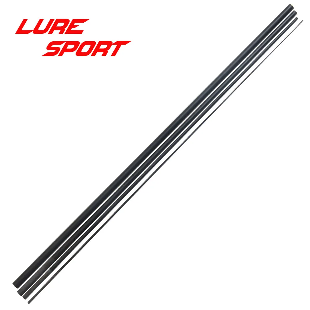 LureSport 2 комплекта 1 м 4 7 3 секции матовый черный для путешествий рыбалки углеродное