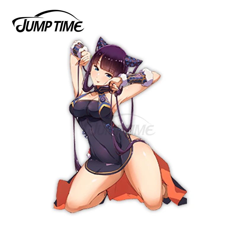 Jump Time 13cm x 8.8cm Car Sticker Cute Anime Girls Decals Creative Windshield Surfboard Refrigerator Waterproof Vinyl Car Decor
Jump Time 13cm x 8.8cm Car Sticker Cute Anime Girls Decals Creative Windshield Surfboard Refrigerator Waterproof Vinyl Car Decor