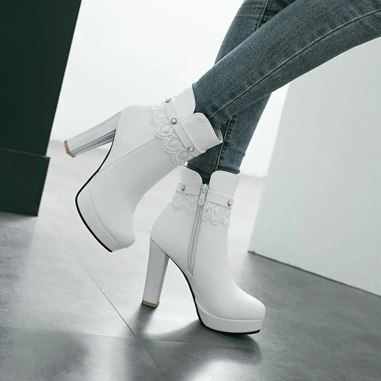 Autumn and Winter New High Heel Boots Women's Sweet Thick Heel Waterproof Platform Martin Boots Fashion Short Boots Women's
Autumn and Winter New High Heel Boots Women's Sweet Thick Heel Waterproof Platform Martin Boots Fashion Short Boots Women's