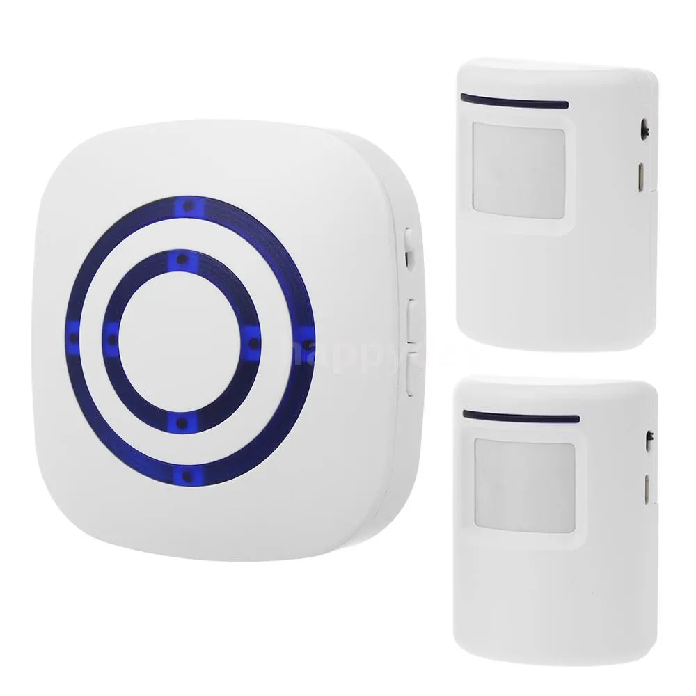 H&DSmart Motion Sensor Alarm Wireless Doorbell Plug-in Door Bell Home Security Infrared Detector A
H&DSmart Motion Sensor Alarm Wireless Doorbell Plug-in Door Bell Home Security Infrared Detector A