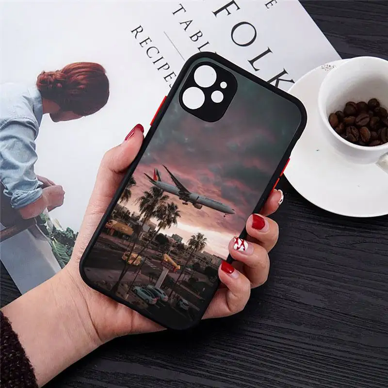 Phone Case For iPhone 12 11 Mini Pro XR XS Max 7 8 Plus X summer to travel by plane Matte transparent cover
Phone Case For iPhone 12 11 Mini Pro XR XS Max 7 8 Plus X summer to travel by plane Matte transparent cover