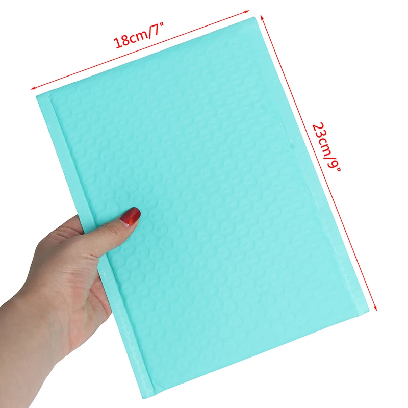 10pcs/180*230mm/6x9in Teal Poly Bubble Mailer Envelopes Mailing Bag Self Sealing | Канцтовары для офиса и дома