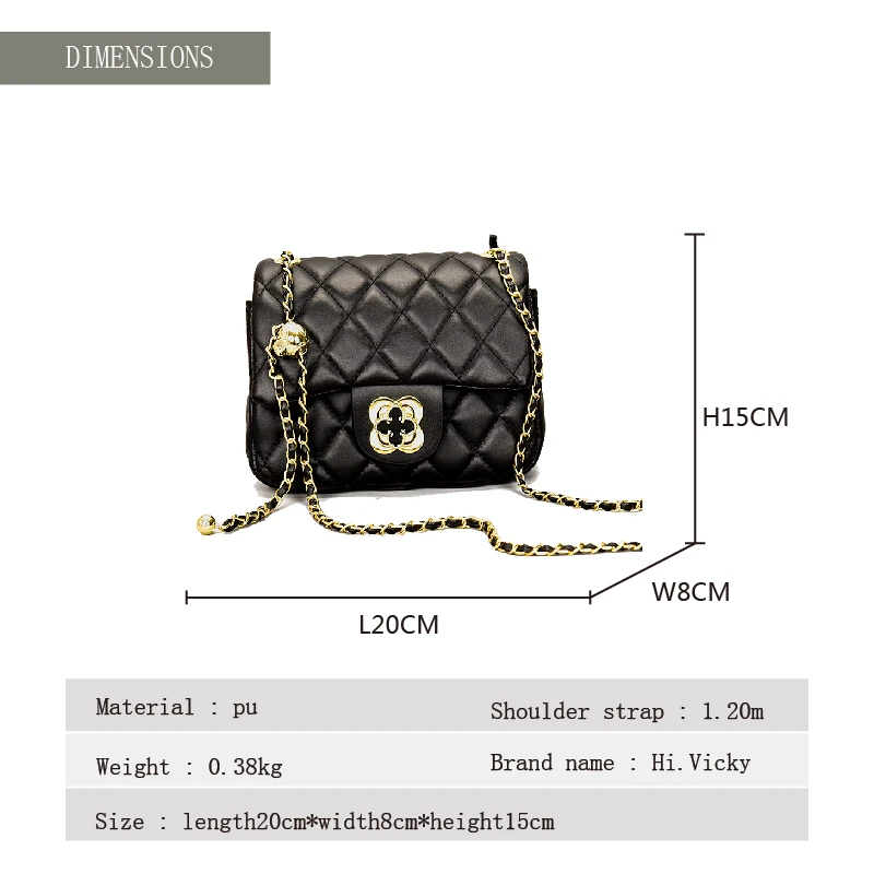 Fashion Luxury Shoulder Bag For Women 2021 New Ladies Black White Messenger Bag Lattice Portable Small Square Bag Shoulder Bag
Fashion Luxury Shoulder Bag For Women 2021 New Ladies Black White Messenger Bag Lattice Portable Small Square Bag Shoulder Bag