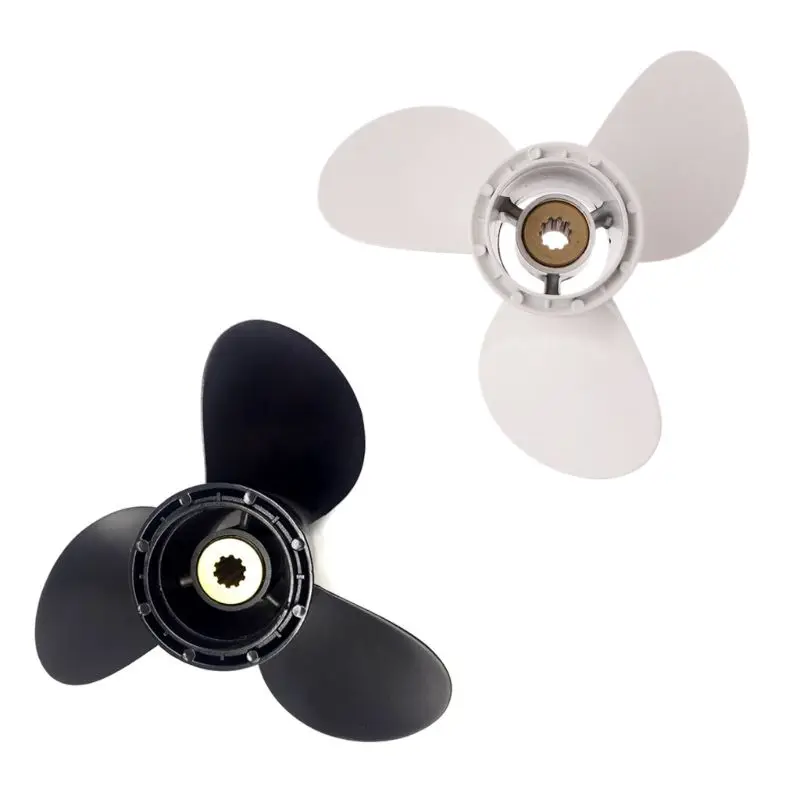 Aluminum Boat Outboard Propeller for Suzuki 9.9-15HP Black 3 Blades 10 Spline Tooth 9 1/4 x 11 Dropship
Aluminum Boat Outboard Propeller for Suzuki 9.9-15HP Black 3 Blades 10 Spline Tooth 9 1/4 x 11 Dropship