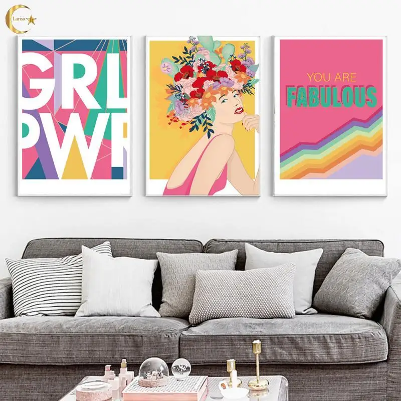 Flower Girl Canvas Painting Fashion Retro Posters and Prints Abstract Portrait Vintage Wall Art Pictures Living Room Home Decor 
Flower Girl Canvas Painting Fashion Retro Posters and Prints Abstract Portrait Vintage Wall Art Pictures Living Room Home Decor
