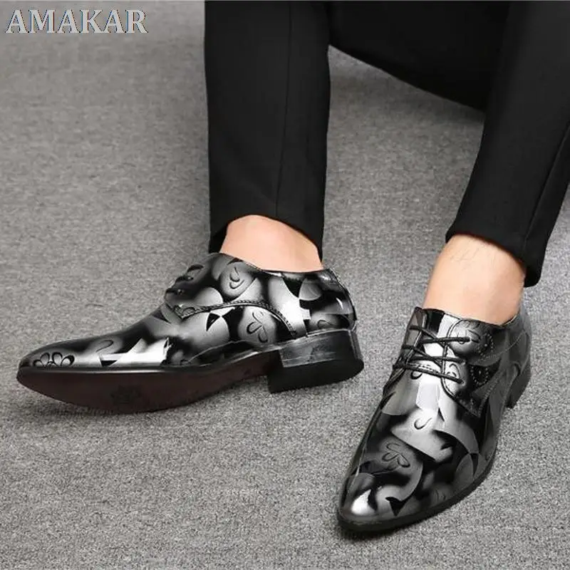 Patent Leather Oxford Shoes for Men Dress Shoes Men Formal Shoes Pointed Toe Business Wedding Shoes Plus Size 37-50
Patent Leather Oxford Shoes for Men Dress Shoes Men Formal Shoes Pointed Toe Business Wedding Shoes Plus Size 37-50
