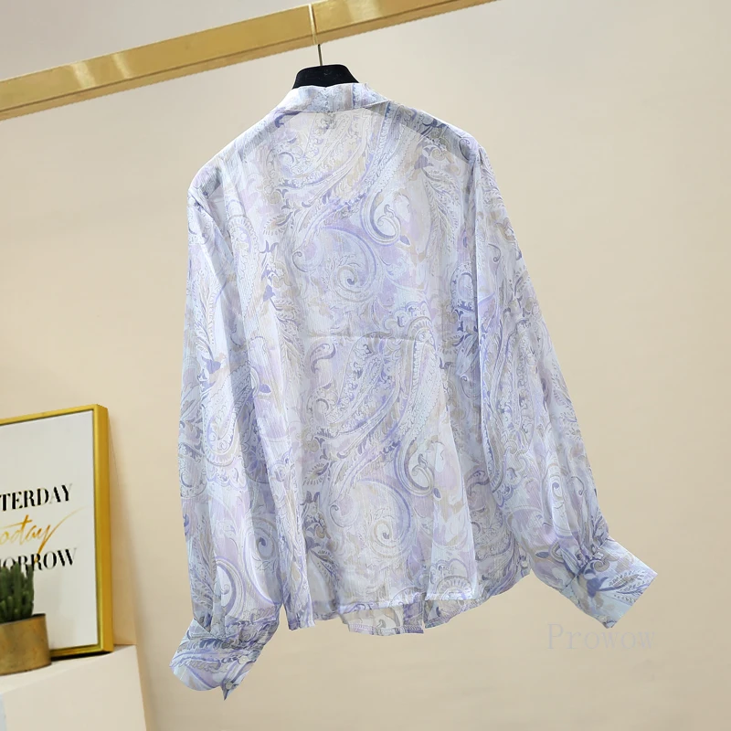 Pampas Print Sky Blue Shirts 2021 New Ladies Tops Sash Bow Collar Button Up Shirt Fashion Lantern Long Sleeve Shirt Women Tops
Pampas Print Sky Blue Shirts 2021 New Ladies Tops Sash Bow Collar Button Up Shirt Fashion Lantern Long Sleeve Shirt Women Tops
