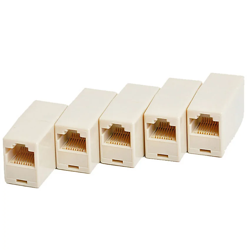 10Pcs/lots RJ45 Network Cable Connector Double Head Network Extension Cables Connectors Home Computer Network Cable Adapter
10Pcs/lots RJ45 Network Cable Connector Double Head Network Extension Cables Connectors Home Computer Network Cable Adapter