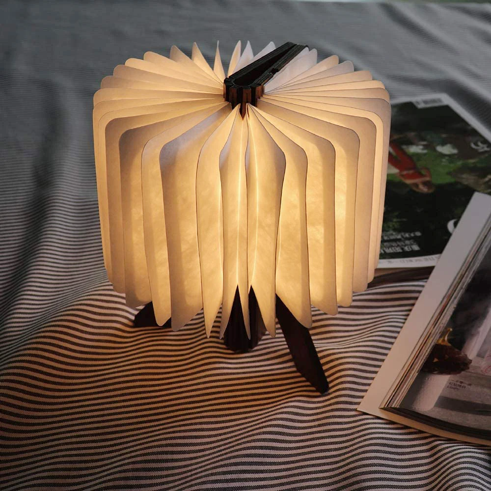 Mini R Shape Book Lamp Wood Foldable LED Night Lights USB Rechargeable For Kids Rooms Decor Creative Gift Indoor Table Lamp
Mini R Shape Book Lamp Wood Foldable LED Night Lights USB Rechargeable For Kids Rooms Decor Creative Gift Indoor Table Lamp