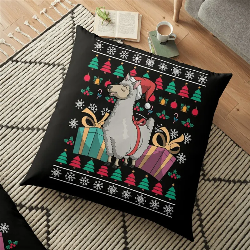 Merry christmas Cushion cover Llama Ugly Christmas Printed 45*45cm Christmas Pillowcase Gifts Xmas Cushion Decorative for home
Merry christmas Cushion cover Llama Ugly Christmas Printed 45*45cm Christmas Pillowcase Gifts Xmas Cushion Decorative for home