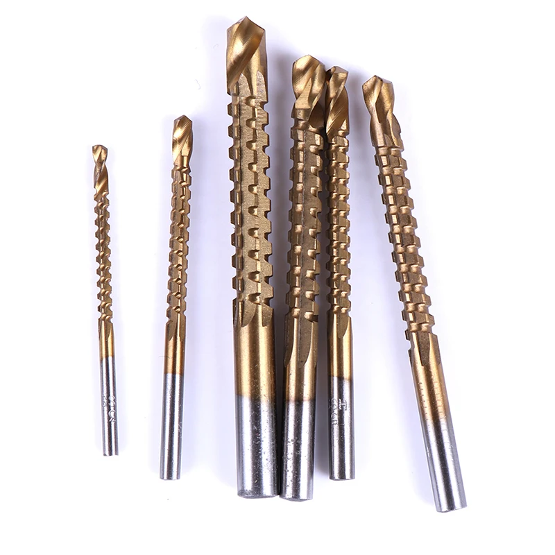 6pcs 3-8mm Titanium Coated HSS Drill Bit Electric Drill Plastic Metal Hole Grooving Drill Saw Carpenter Woodworking Tools
6pcs 3-8mm Titanium Coated HSS Drill Bit Electric Drill Plastic Metal Hole Grooving Drill Saw Carpenter Woodworking Tools