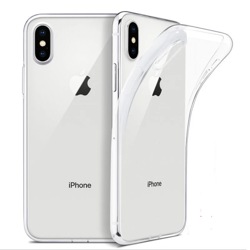 Ультратонкий чехол для телефона iphone 11 12 PRO Mini 6 6S 7 8 Plus 5 5S SE X Xs Max Xr 2020 прозрачный
