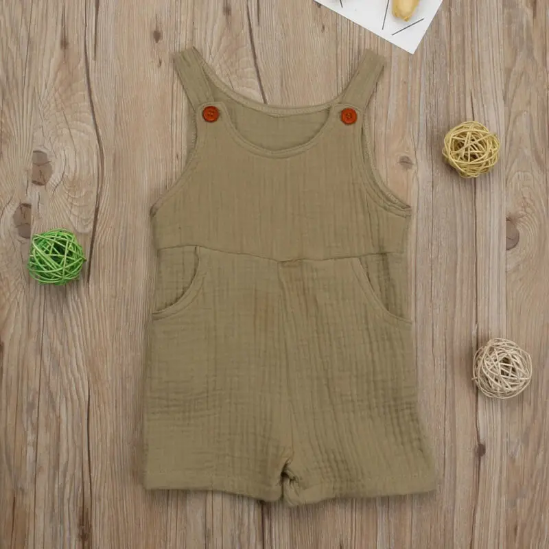 Toddler Kids Baby Summer Clothes Girls Boys Sleeveless Romper Brace Pants Overalls Jumpsuit Outfits for 0-3T Kids
Toddler Kids Baby Summer Clothes Girls Boys Sleeveless Romper Brace Pants Overalls Jumpsuit Outfits for 0-3T Kids
