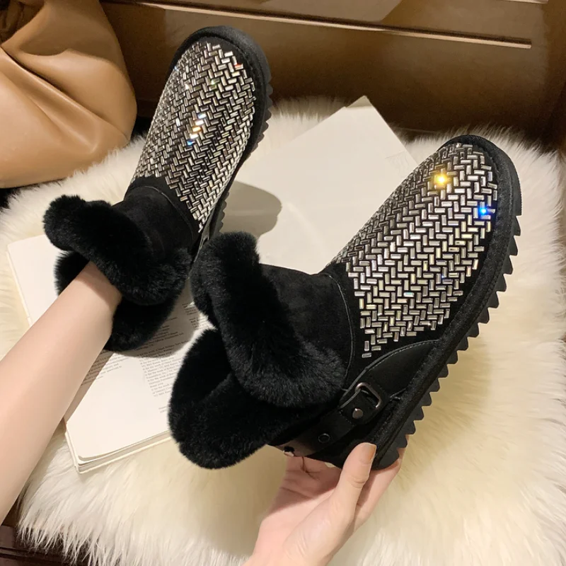 Brand Women Boots 2021 Fashion Winter Shoes Woman Snow Boot With Plush Inside Botas Mujer Warm Non-slip Winter Boots Women Shoes
Brand Women Boots 2021 Fashion Winter Shoes Woman Snow Boot With Plush Inside Botas Mujer Warm Non-slip Winter Boots Women Shoes