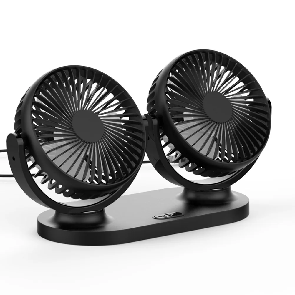 Double-headed Car USB Fan All-Round Portable Car Vehicle Truck Air Fan Adjustable Cooler Cooling(Black)
Double-headed Car USB Fan All-Round Portable Car Vehicle Truck Air Fan Adjustable Cooler Cooling(Black)