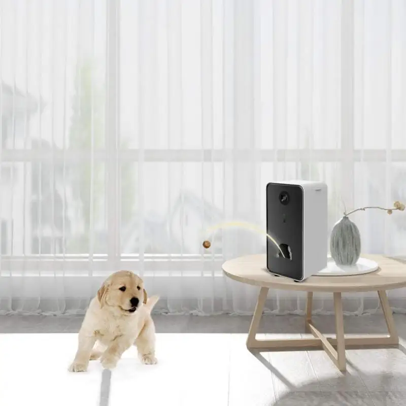 

Прожектор для домашних животных с HD-камерой для двусторонней голосовой связи, устройство для кормления домашних животных с USB-зарядкой, тов...