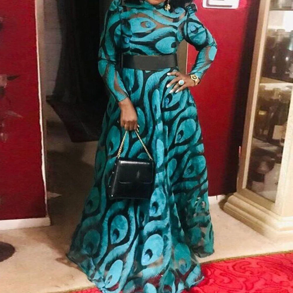 Maxi Dresses For Women Fashion Printed Expansion Long Sleeves Autumn Floor-Length See-Through Vintage African Female Long Dress
Maxi Dresses For Women Fashion Printed Expansion Long Sleeves Autumn Floor-Length See-Through Vintage African Female Long Dress