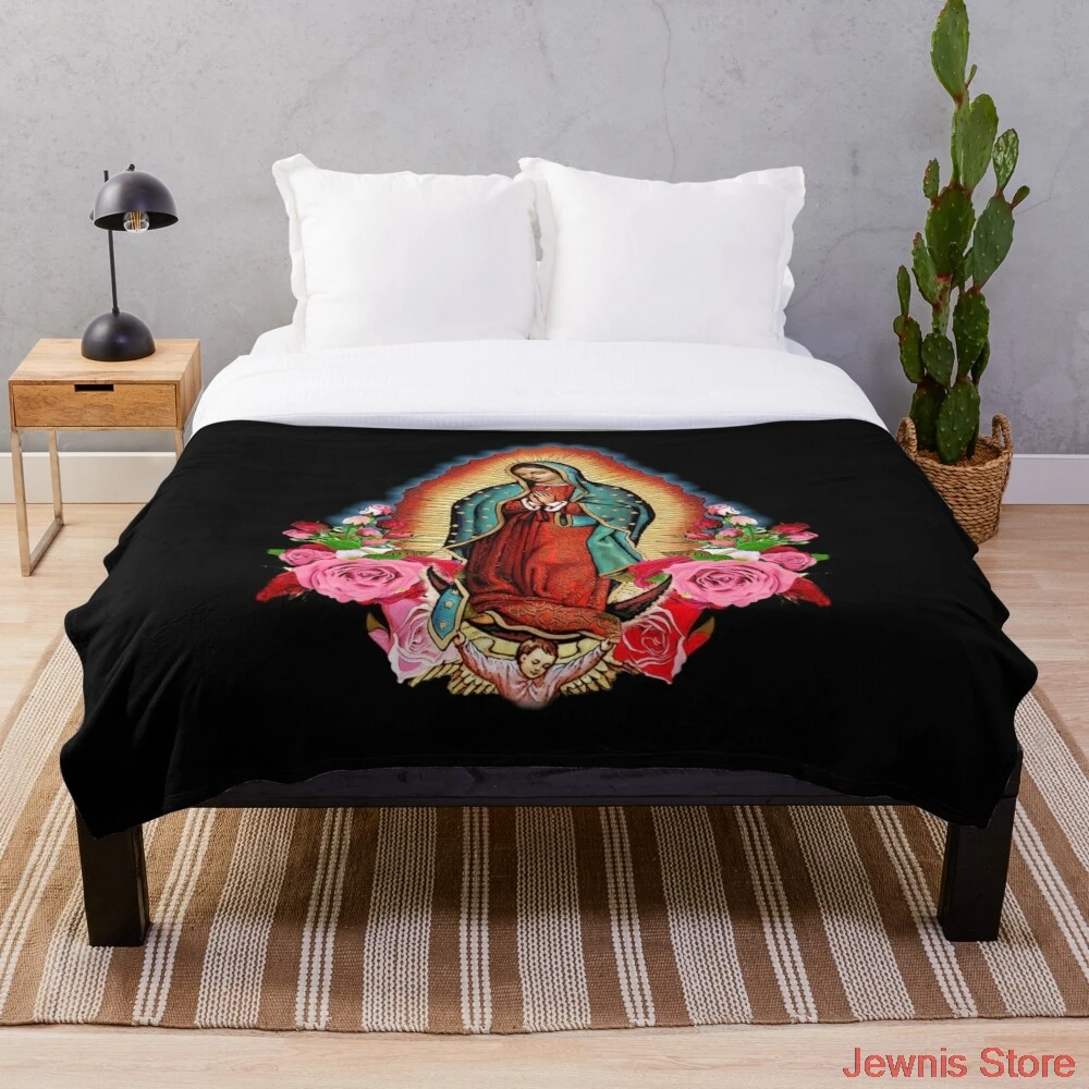 Our Lady of Guadalupe Throw Blanket blanket cover, warm decoration, bed and sofa, applicable to men and women
Our Lady of Guadalupe Throw Blanket blanket cover, warm decoration, bed and sofa, applicable to men and women