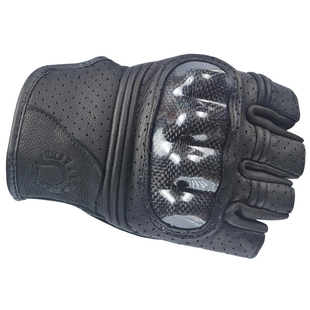 Genuine Leather Willbros Gloves Half Finger Summer Mesh Black Guantes Motorbike Motorcycle Luvas Mens
Genuine Leather Willbros Gloves Half Finger Summer Mesh Black Guantes Motorbike Motorcycle Luvas Mens