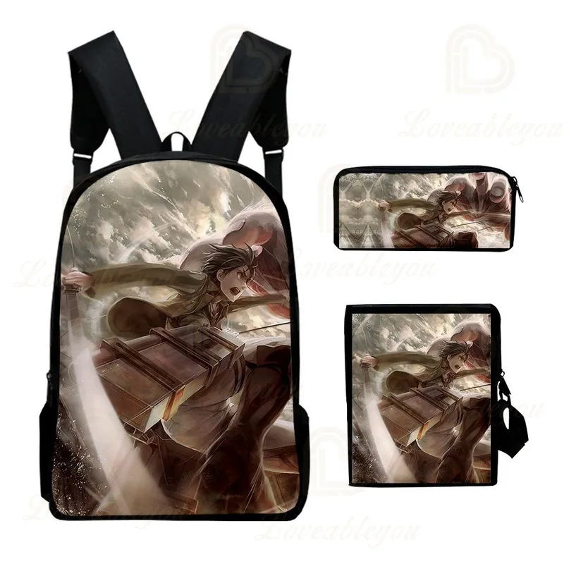 3D Printing Anime Attack on Titan Backpack Set Backpack Unisex Bag Oxford Cloth School Bag for Birthday Gifts
3D Printing Anime Attack on Titan Backpack Set Backpack Unisex Bag Oxford Cloth School Bag for Birthday Gifts