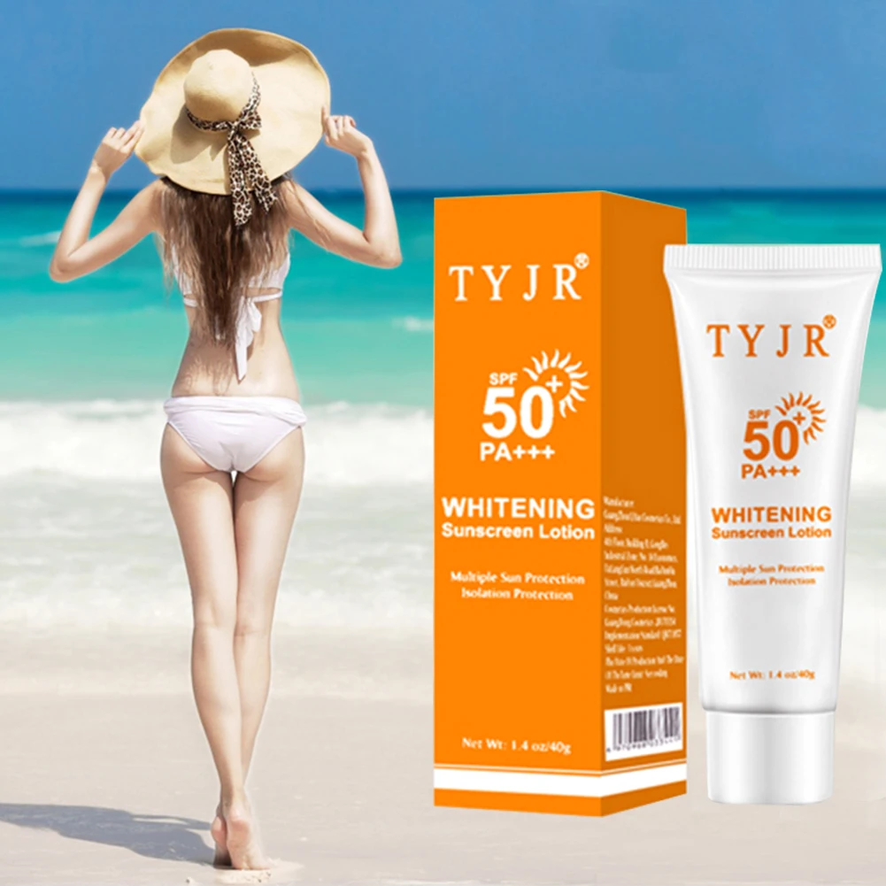 SPF 50 Facial Body Sunscreen Lotion Whitening Sunblock Skin Protection Cream Moisturizing
SPF 50 Facial Body Sunscreen Lotion Whitening Sunblock Skin Protection Cream Moisturizing