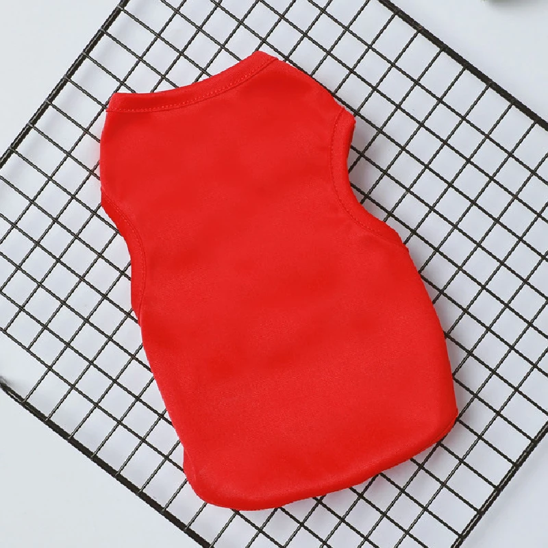 1PC Solid Color Summer Dog T-shirt Dog Clothes O-neck Sleeveless Pet Supplies For Small Medium Dogs Accessories Classic Pet Vest
1PC Solid Color Summer Dog T-shirt Dog Clothes O-neck Sleeveless Pet Supplies For Small Medium Dogs Accessories Classic Pet Vest