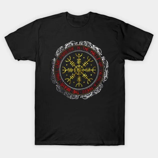 

Sons of Odin, Hall of Valhalla. Unique Vikings Rune Compass T-Shirt. Summer Cotton O-Neck Short Sleeve Mens T Shirt New S-3XL
