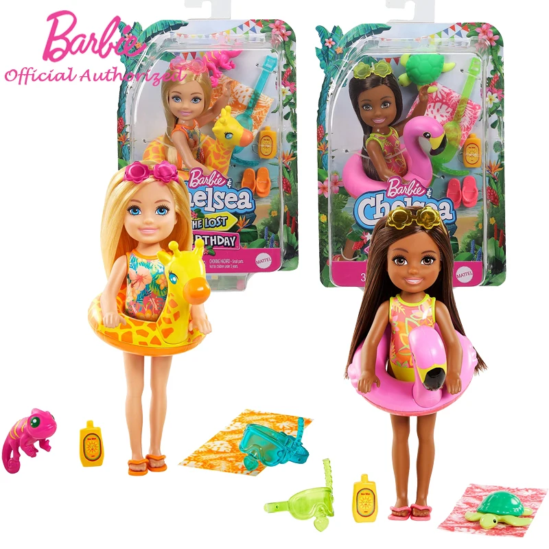 Original Barbie Brand Chelsea Series The Lost Birthday Doll And Accessories Mini Beach Kids Toy GRT80 For Children Birthday Gift
Original Barbie Brand Chelsea Series The Lost Birthday Doll And Accessories Mini Beach Kids Toy GRT80 For Children Birthday Gift