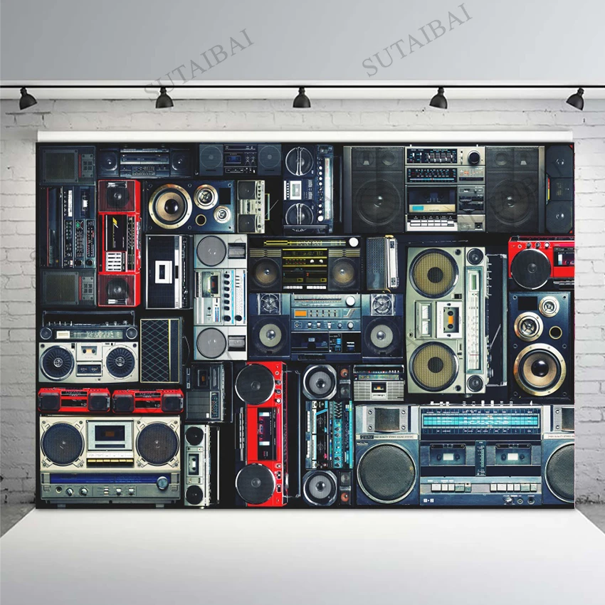 Old Musical Player Karaoke Stacked Background Child Portrait Photo Background Photography Backdrop Photocall Photo Studio Props
Old Musical Player Karaoke Stacked Background Child Portrait Photo Background Photography Backdrop Photocall Photo Studio Props