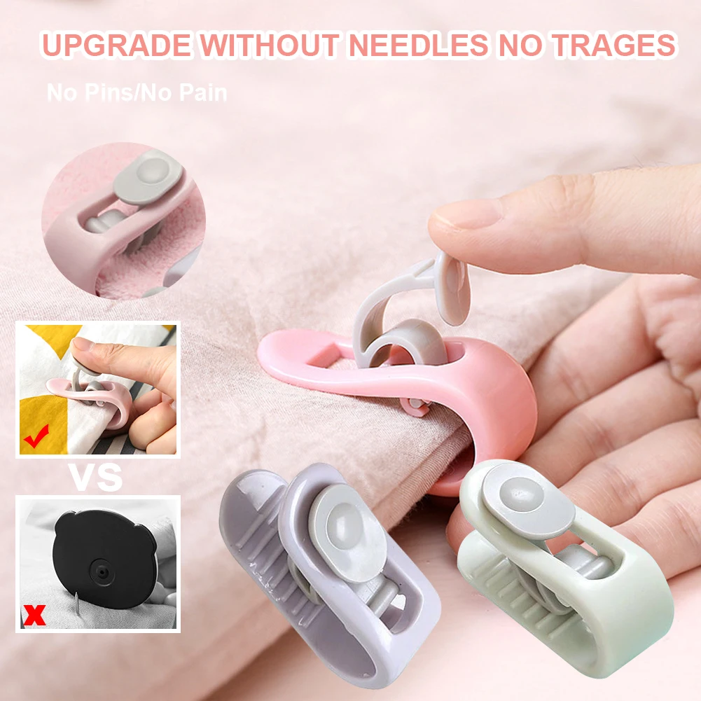 6pcs Plastic Duvet Clips Non-Slip Quilt Blanket Clip Bed Sheet Clips Clamp Duvet Sheet Anti-Run Fixer No Pins
6pcs Plastic Duvet Clips Non-Slip Quilt Blanket Clip Bed Sheet Clips Clamp Duvet Sheet Anti-Run Fixer No Pins