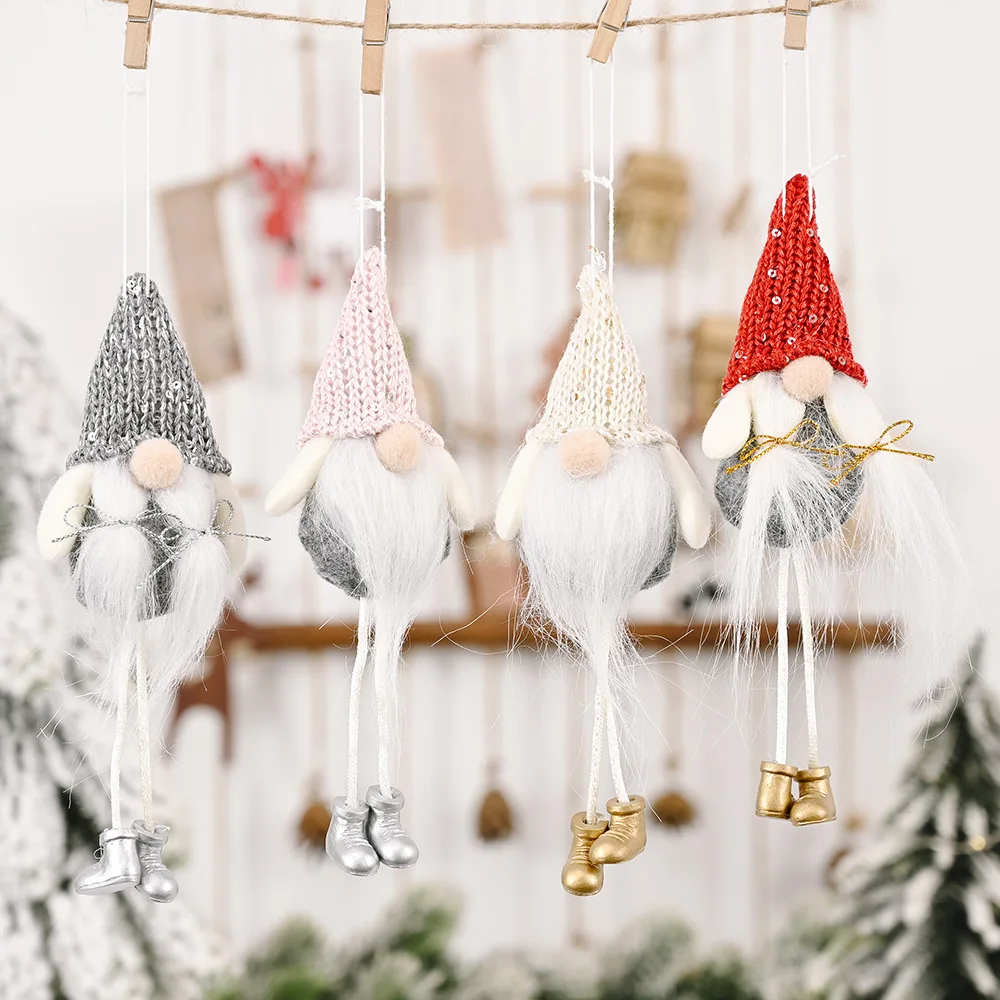 Knit Hat Hanging Drop Forest Old Man Faceless Doll Christmas Decoration Xmas Tree Drop Ornaments For Home Decor 
Knit Hat Hanging Drop Forest Old Man Faceless Doll Christmas Decoration Xmas Tree Drop Ornaments For Home Decor