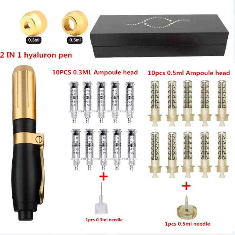 0.3ML High Pressure Hyaluronic Acid Pen High density metal For Anti Wrinkle Lifting Lip hyaluron gun atomizer Lip injection pen
0.3ML High Pressure Hyaluronic Acid Pen High density metal For Anti Wrinkle Lifting Lip hyaluron gun atomizer Lip injection pen